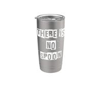 No hay cuchara Vaso térmico de acero inoxidable de doble pared
