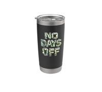 No hay días libres, obtener dinero, obtener dinero, jefe, RE, estafador Vaso térmico de acero inoxidable de doble pared