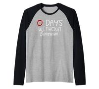 No hay días sin sarcasmo Camiseta Manga Raglan
