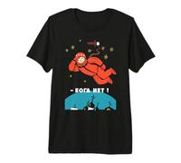 No Hay Dios Camiseta Retro Ateo Yuri Gagarin Espacio Camiseta Premium