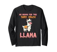 No Hay Drama para Esta Llama de Tercer Grado Divertida de Regreso a la Escuela Manga Larga