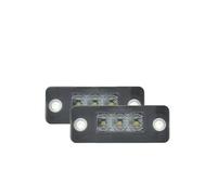 No hay error Luz matrícula Lámpara Luz Placa Matrícula LED Blanca Para Coche Para A8 Para 3D 2002 2003 2004 2005 2006 2007 2008 2009 2010 Número Placa Luces