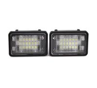 No hay error Luz matrícula Luz De Lámpara LED Para Matrícula Coche Para Benz Para GLK350 Para GLK Para X204 Negro Número Placa Luces