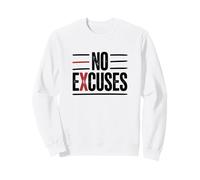 No Hay Excusas Diciendo Motivacional Sudadera