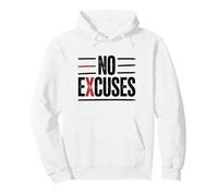 No Hay Excusas Diciendo Motivacional Sudadera con Capucha