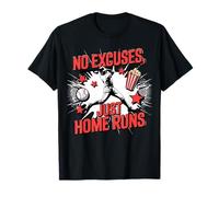 No hay excusas Solo jonrones de béisbol Camiseta