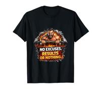 No Hay Excusas Solo Resultados Camiseta