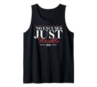 No Hay Excusas Solo Resultados - Urban Typography Streetwear Camiseta sin Mangas