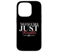 No Hay Excusas Solo Resultados - Urban Typography Streetwear Carcasa para iPhone 14 Pro
