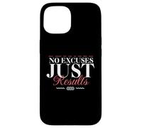 No Hay Excusas Solo Resultados - Urban Typography Streetwear Carcasa para iPhone 15