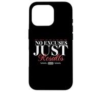 No Hay Excusas Solo Resultados - Urban Typography Streetwear Carcasa para iPhone 16 Pro