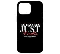 No Hay Excusas Solo Resultados - Urban Typography Streetwear Carcasa para iPhone 16 Pro MAX