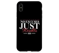 No Hay Excusas Solo Resultados - Urban Typography Streetwear Carcasa para iPhone XS MAX