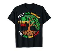 No hay familia como la que tengo Juneteenth Family Retro Camiseta
