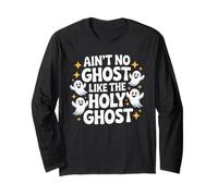 No Hay Fantasma como el Espíritu Santo Halloween Humor Cristiano Manga Larga