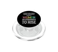 No Hay Fuerza más poderosa Que un Ascenso Determinado por una Mujer PopSockets PopGrip para MagSafe