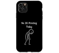 No Hay impresión 3D Hoy - Amante de la impresión 3D Sad Stickman Carcasa para iPhone 11 Pro MAX
