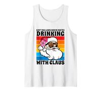 No Hay leyes Cuando estás Bebiendo con Claus Navidad Julio Camiseta sin Mangas
