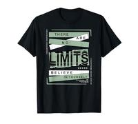 No hay límites, cree en ti mismo, cita motivacional Camiseta