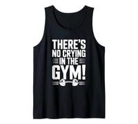 No Hay llanto en el Gimnasio Motivational Fitness Camiseta sin Mangas
