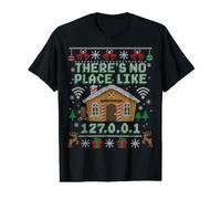 No Hay Lugar como 127.0.0.1 Tech Ugly Christmas Camiseta gráfica económica