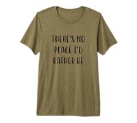 No Hay Lugar Donde Prefiero ser Idea Divertida Fiesta de mentiras Blancas Camiseta Premium