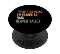 No Hay Lugar en el Que preferiría Estar Que Beaver Valley PopSockets PopGrip Adhesivo