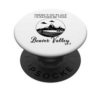 No Hay Lugar en el Que preferiría Estar Que Beaver Valley PopSockets PopGrip Adhesivo