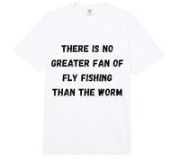 No Hay Mayor Fan de la Pesca con Mosca Que el Gusano Comfort Colors Adult Heavyweight T-Shirt