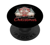 No Hay Nada como una Navidad de Granja PopSockets PopGrip Adhesivo