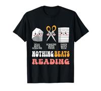 No Hay Nada Mejor Que Leer: Piedra, Papel y Tijeras Camiseta