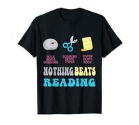 No Hay Nada Mejor Que Leer: Piedra, Papel y Tijeras Camiseta