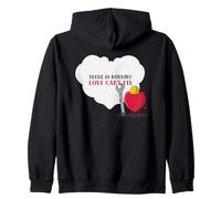 No Hay Nada Que el Amor no Pueda Arreglar (Bonito gráfico de corazón) Sudadera con Capucha
