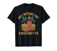 No Hay Nada Que una Cerveza no Pueda Arreglar Country Rodeo Divertido Camiseta