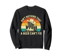 No Hay Nada Que una Cerveza no Pueda Arreglar - Cowboy Western Cowpoke Sudadera