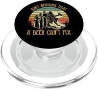 No Hay Nada Que una Cerveza no Pueda Arreglar la Camiseta música Country PopSockets PopGrip para MagSafe