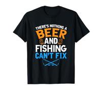No hay nada que una cerveza y la pesca no puedan arreglar Camiseta