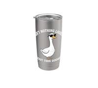 No hay nada vago en este divertido juego de palabras sobre gansos Vaso térmico de acero inoxidable de doble pared