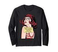 No Hay Necesidad de repetirte Te ignoré Pop Art Manga Larga