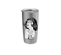 No hay necesidad de repetirte Te ignoré Pop Art Vaso térmico de acero inoxidable de doble pared