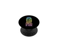 No Hay Necesidad de temer a la tía Barbara está aquí Nombre Rainbow PopSockets PopGrip Adhesivo