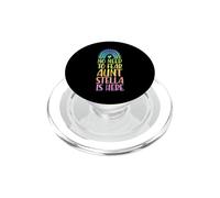 No Hay Necesidad de temer a la tía Stella está aquí Nombre Rainbow PopSockets PopGrip para MagSafe