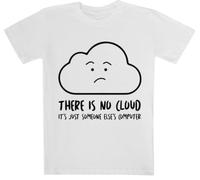 No Hay Nube Blanca De Manga Corta para Niños White Kids tee Short Sleeve T-Shirt