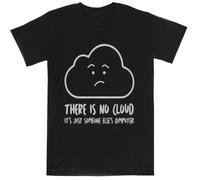 No Hay Nube Camiseta Negra De Manga Corta para Niños Black Kids tee Short Sleeve T-Shirt