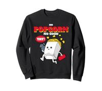 No Hay Palomitas, no es una Buena declaración Divertida de la Hora del Cine Sudadera