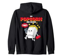 No Hay Palomitas, no es una Buena declaración Divertida de la Hora del Cine Sudadera con Capucha