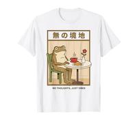 No Hay Pensamientos, Solo Vibraciones, Cabeza vacía, Rana, Zen japonés Camiseta