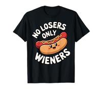 No Hay Perdedores, Solo Salchichas, Divertido Juego de Palabras con Salchichas, Humor Camiseta