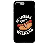 No Hay Perdedores, Solo Salchichas, Divertido Juego de Palabras con Salchichas, Humor Carcasa para iPhone 7 Plus/8 Plus