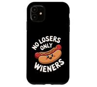 No Hay Perdedores, Solo Salchichas, Divertido Juego de Palabras con Salchichas, Humor Carcasa para iPhone 11